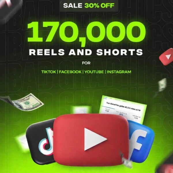 170K PREMIUM REELS BUNDLE BY MK BUNDLES (INSTANT ACCESS IN 30 SECONDS) WITH RESELLING RIGHTS